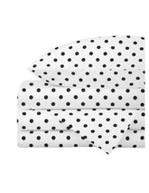 Juego de Sábanas 3 Piezas para Cama Cuna Dots Blanco